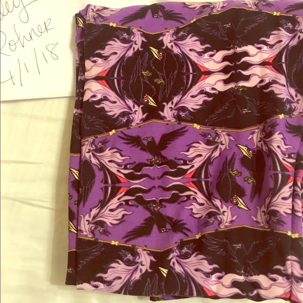 LuLaRoe Maleficent Disney Leggings NEW
